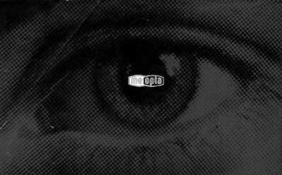 Meopta-Logo im Auge ...